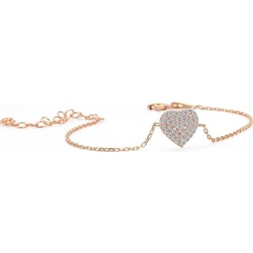 Trendy For Woman 925 Summer Fashion Jewelry Zircon Wristlet Gift Cute Accessories High Quality Crystal Wristband Swarovski