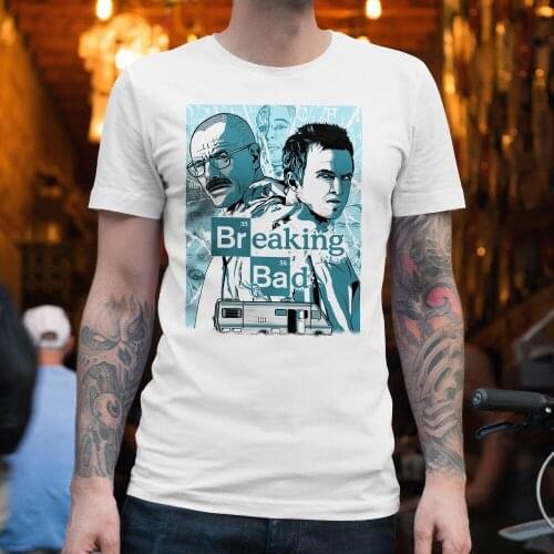 Men 2019 Summer Round Neck MenS T Shirt T Shirt Hipster Cool O Neck Tops Breaking Bad Unisex T-Shirt Logo T Shirts