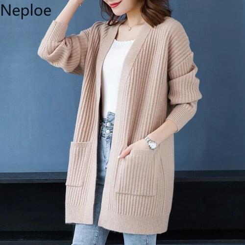 Neploe Women's Knitted Cardigans