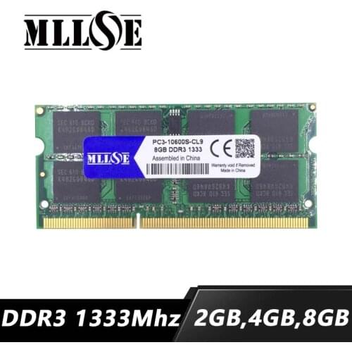 MLLSE ddr3 ram 4gb 2gb 8gb 1333 1333Mhz pc3-10600 sdram laptop, memory ddr3 1333mhz 4gb pc3 10600 notebook, ddr3 1333 4gb 4g