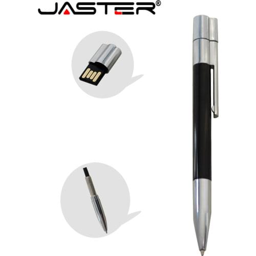 New Ballpoint pen USB flash drive Waterproof pendrive 128GB pen drives 64gb creative business gift 32gb memory stick 16gb disk