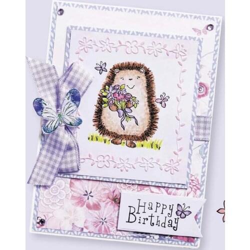 Hedgehog Clear Stamp /Seal for DIY Scrapbooking/photo Album Decorative Clear Stamp Sheets