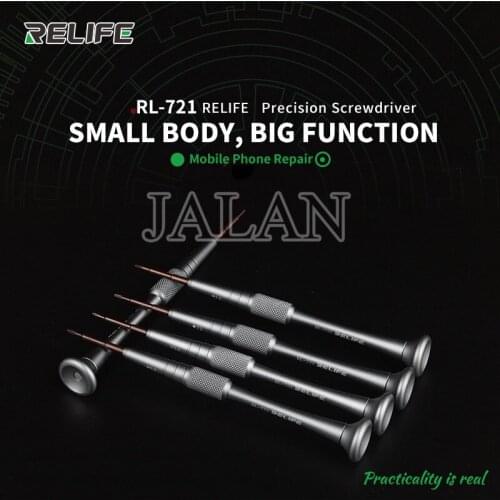 RELIFE RL-721 Aluminium Alloy Screwdriver Set High Hardness High Precision Screwdriver for mobile phone Repair