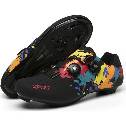 Beraktw Ultralight Cycling Shoes Mens Road Bike Cycling Shoes Double Rotation SPD Trek Mountain Bike Womens Cycling Lock Shoes