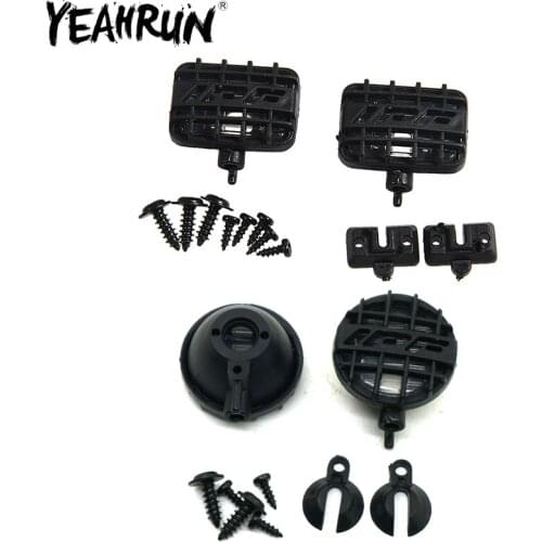 RC Car LED Light Cover Lampshade for TRX-4 HSP Redcat Tamiya Axial SCX10 D90 HPI 1/10 1/8 RC Rock Crawler Climbing Car Parts