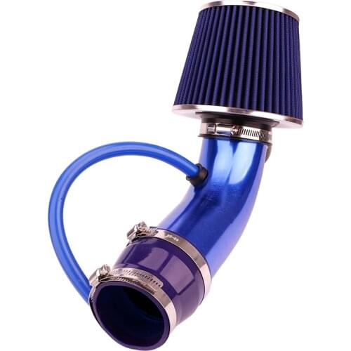Universal Air Filter 3" inch 76mm + Air Filter Cone Car Styling Accessories Air Intake Filter Height High Flow Cone Cold