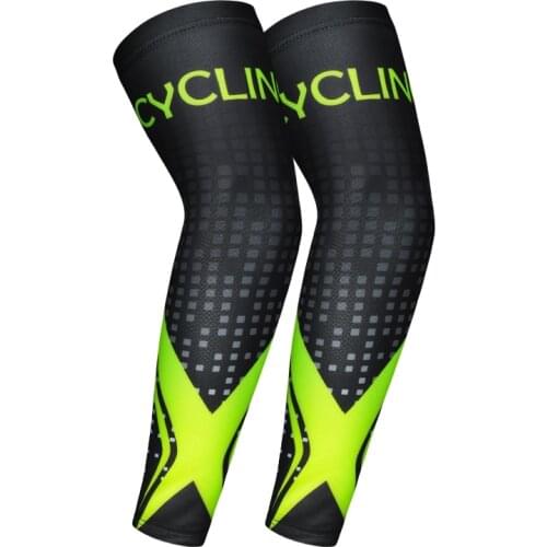 1 Pair Arm Sleeves Bicycle Sleeves UV Protection Running Cycling Sleeves Sunscreen Arm Warmer Sun Arm Cover Cuff New Arrival