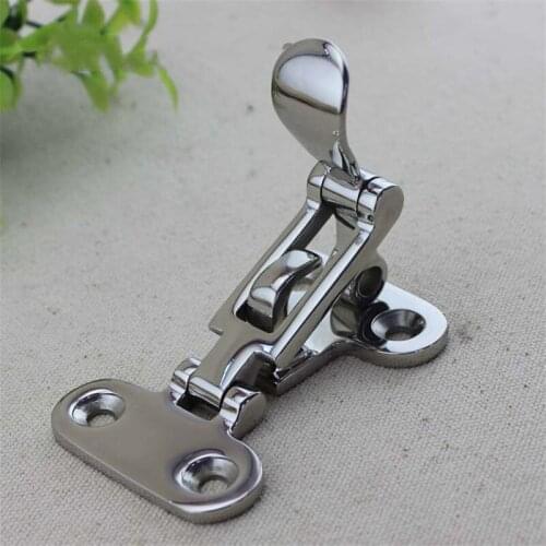 1 Pcs Buckle Lock Anti-Rattle Latch Lockable Hold Down Clamp Stianless Steel Mirror Polishing Boat Yacht Rv Caravan Accessories