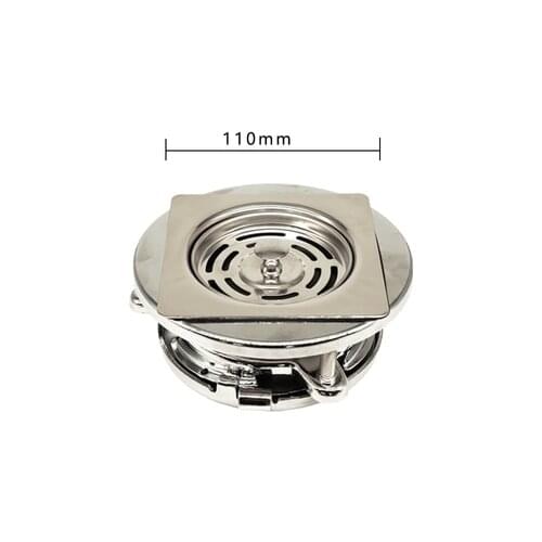 110mm Square To Round Caliber Adapter Garbage Disposer Stainless Steel For Dink Drain Converter Accessories