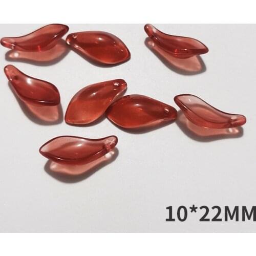 20pcs 10x22mm Flower Petals Charms Pendant DIY Hair Sticks Connector Bracelet Earring Making Findings Girls Jewelry Accessories