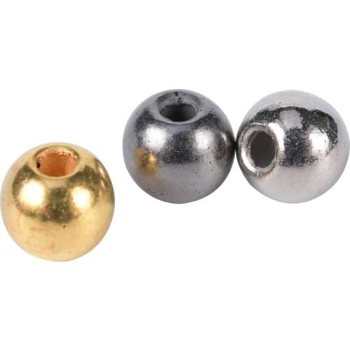 200Pcs/Lot 5mm Gold Rhodium Gunmetal ABS Round Pearl Loose Bead Diy Accessories Spacers Charms Beads For Jewelry Making Supplies