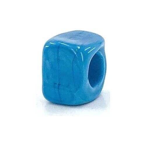 Avşar Blue Evil Eye Bead Assyrian Eye Stone Single End Pendant Turquoise Color Ring Glass Hand Job Stone Single end Necklace 1 Pcs