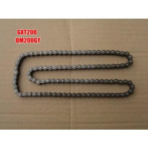 Free shipping moto accessory QINGQI QM200GY engine small chain for Suzuki motorcycle GXT200 DR200 when the chain 200cc parts