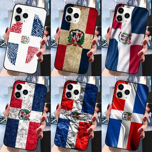 Dominican Republic Flag Phone Case for iPhone 11 12 pro XS MAX 8 7 6 6S Plus X 2020 XR Mini