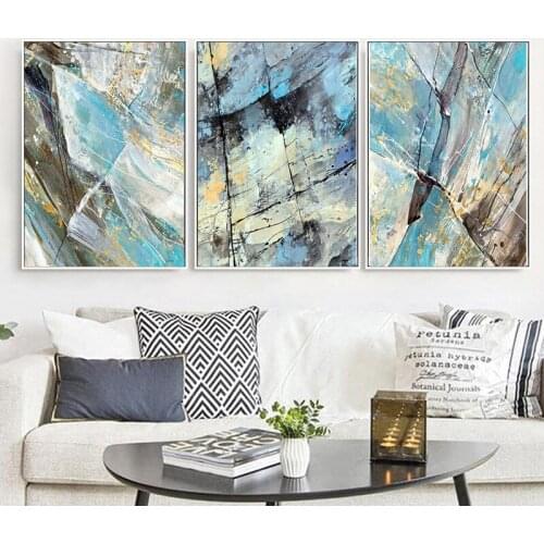 Colors Plate Block Abstract Painting For Living Room School Bedroom Hotel Mural Painting Poster Office Wall Picture Decorative