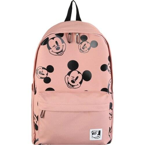 Disney childrens cartoon Mickey Mouse boy girl female backpack student school bag travel bag fashion large capacity backpack