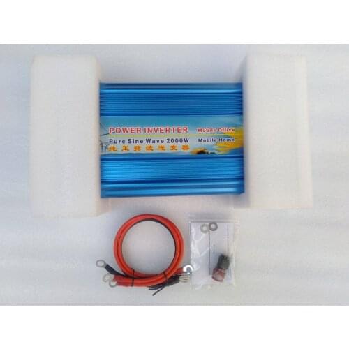 Digital DIsplay 2000W power supply Pure Sine Wave Power Inverter 12V 220V off grid DC to AC voltage converter home inverter