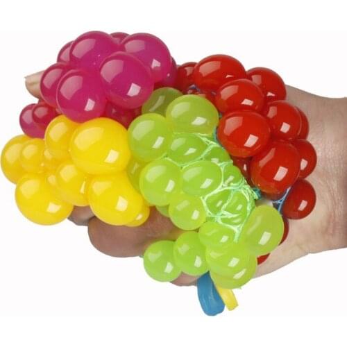 Fun Toy Creative Vent Toy Funny Pinch Ball Magic Ball Vent Grape Ball Toy Multiple Colors Toy Funny Water Polo Kids Gift