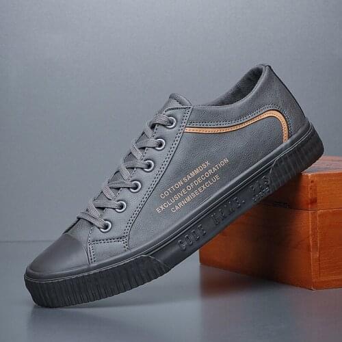 21295 Spring 2021 New Mens Casual Leather Shoes Soft-soled Bean Shoes Mens Shoes Fashion Driving Shoes