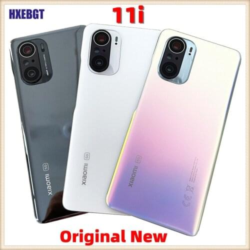 Original New For Xiaomi Mi 11i Mi11i M2012K11G 108MP Back Cover Housing Door Rear Battery Case Glass Lid Smartphone Repair Parts