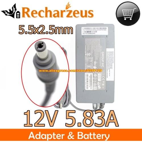 Genuine FSP FSP070-AHAN2 341-100574-01 FST2247IFVL FSP070-AHAN2_9NA0701 Adapter 12V 5.83A 70W Power Supply Grey Laptop Adapter