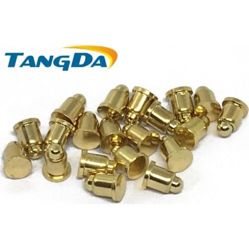 TANGDA 2.5 3.3 pogopin Connectors SMD Contact pin spring pin battery connector D2.5*3.3mm Gold-plated 1u" (Can be customized) AG