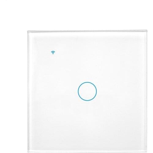 Smart Home WiFi RF Remote Control Wall Light Switch Panel Wall Contact Light Switch for UK EU Plug Relay Controller