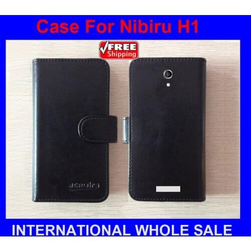 High Quality New Original phone case Nibiru H1 Leather Case Flip Cover for Nibiru H1 Case+tracking number