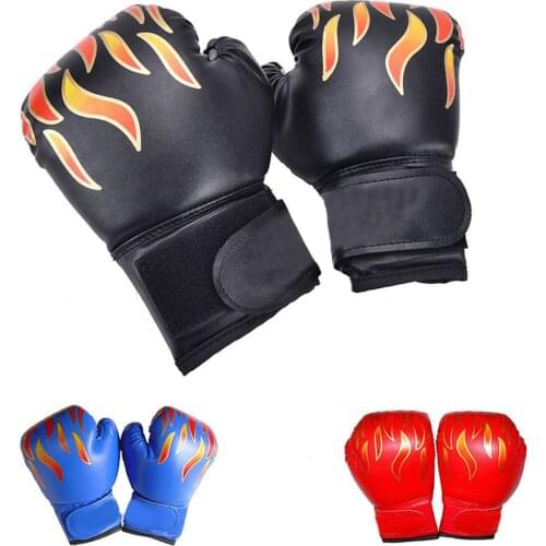 1 Pair Kids Boxing Gloves Adjustable Children Kids Kickboxing Training Gloves Punching Sandbag Sports Fighting MMA Boxing Glove