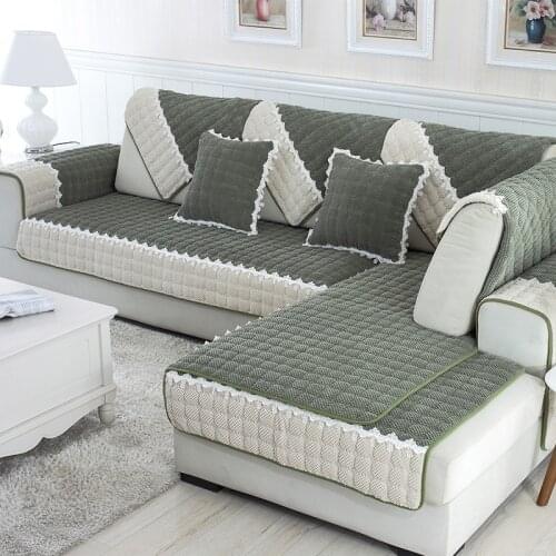1 piece per set Sofa Covers Fleeced Fabric Knit Eco-Friendly Anti-Mite Manta Sofa Slipcover Couch Cover for living/Drawing Room