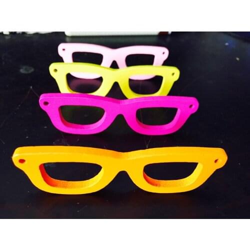 10pcs/set Brand New Glass frame Die Cutting Plywood Template DIY Crafts Handicraft Wood Crafts Accessories 78mm*24mm