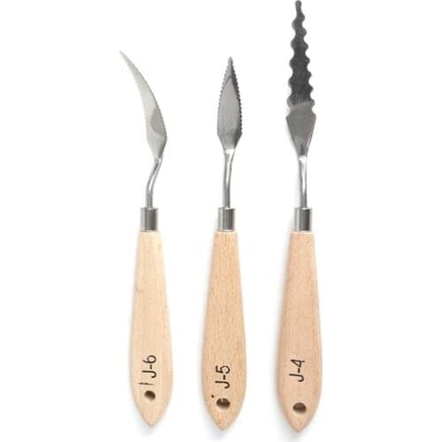 10pcs/set Stainless Steel Painting Palette Knife Oil Paint Spatula Scraper Tools B36C