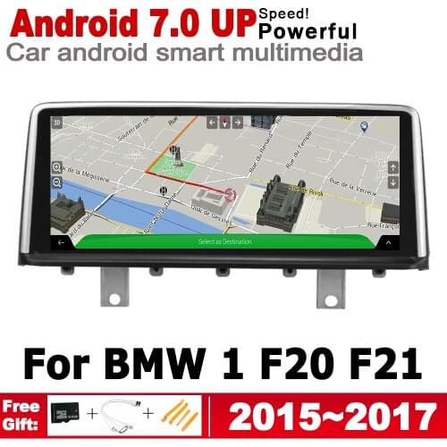 8.8" HD Screen Stereo Android 7.0 up Car GPS Navi Map For BMW 1 F20 F21 2015-2017 NBT Original Style Multimedia Player Auto
