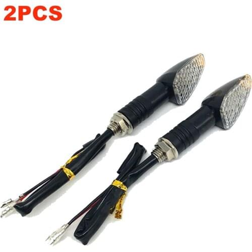 2018 New Arrival Universal Motorcycle LED Turn Signal Indicators Light Amber Blinker Light 12V Motorbike Lamp Super Bright