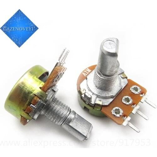 5pcs/lot APAI 148 single-pole potentiometer A1M anti-handle length 15MMF with 41 steps In Stock