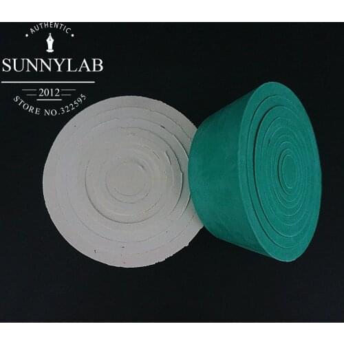 8pcs/set Accessory flask supporting, Buchner funnel holder, filter pad sealing plug rubber cushion cover plug