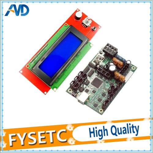 Clone Prap Prusa i3 Ramps 1.4 2004 LCD With Mini-Rambo 1.3A Mainboard For Prusa i3 MK2 3D Printer Designed by Ultimachine