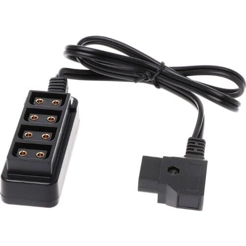 D-Tap Male B-tape To 4 Female Hub Adapter Splitter Cable For Photography Power