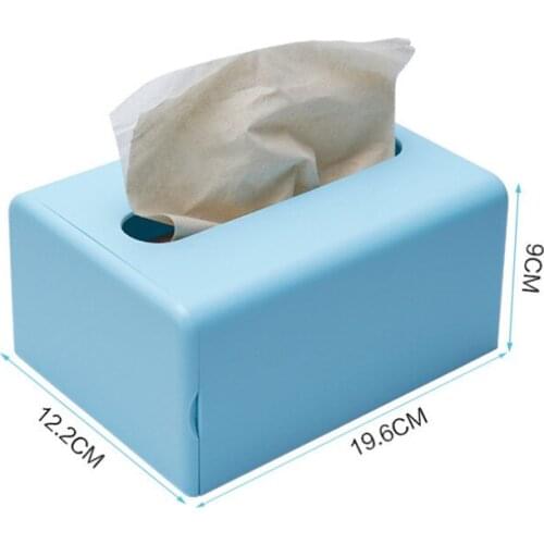 Bathroom Kitchen Wooden PP Plastic Tissue Box Solid Wood Napkin Holder Case Car Home Decoration