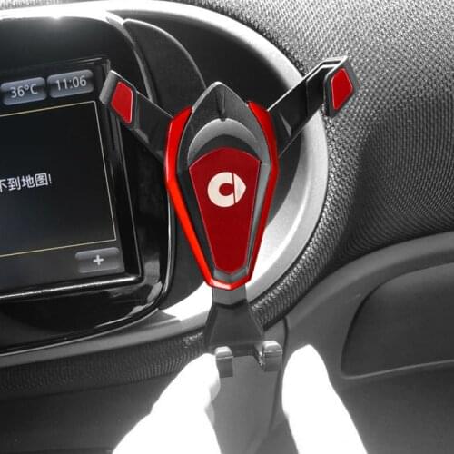 For Smart 453 451 Fortwo Forfour Car Dashboard Mobile Phone Holder Charging Holder Navigation Bracket Air Outlet Bracket