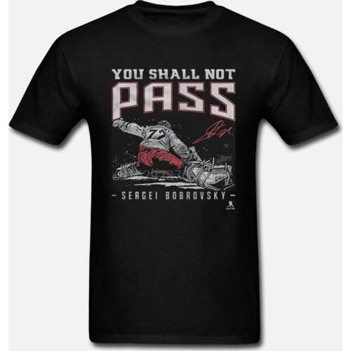 Men t shirt You shall not pass Sergei Bobrovsky Women t-shirt