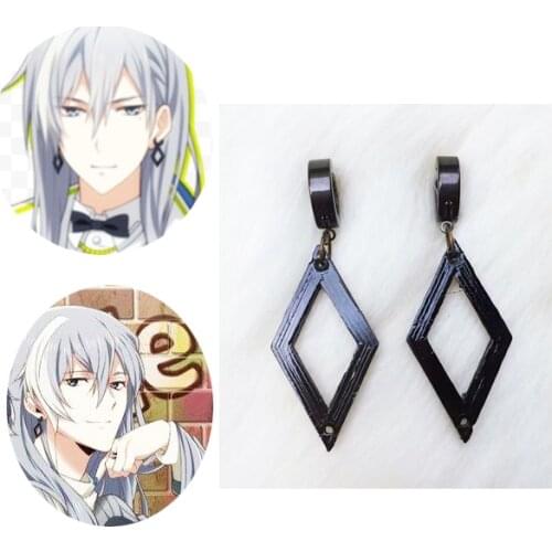 Idolish7 Yuki Cosplay Earrings Ear Clip Halloween Costume Props