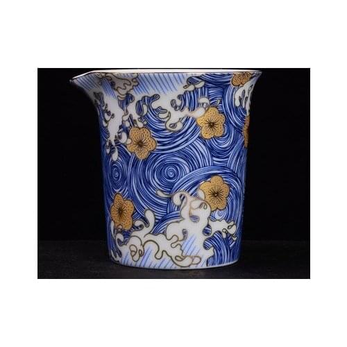 Ceramics Fair Sterling Silver Decoration Tea Cup Household Porcelain Tea Sea Gongdaobei Filter Cup Kungfu Da Hong Pao Teaware