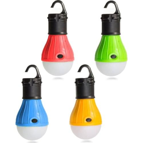 Mini Portable Lantern Compact Camping Lights LED Bulb Battery Powered Tent Light 4 Colors Inspection Flashlight Magnetic Torch