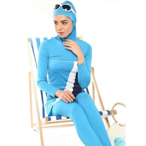 S-6XL Large Size Swimwear Bas Maillot De Bain Swimsuit Stitching Tankini Non-slip Muslim Ladies Plus Size Swimsuits Slim suit