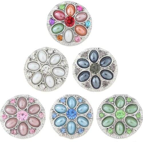 JaynaLee 18-20mm Metal Ginger Snap Button Fit Ginger Snaps Bracelets Jewelry for women men gifts GJS5241