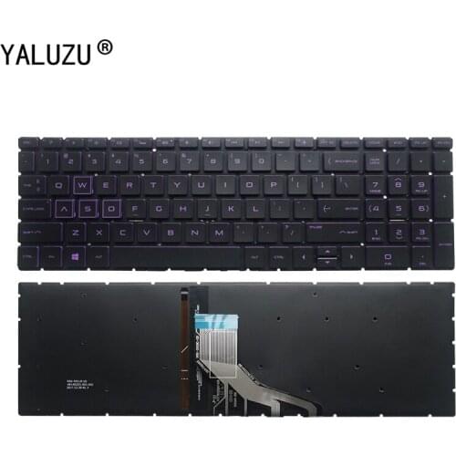 New For HP Pavilion GAMING 15-CX 15-cx0040nr 15-cx0058wm 15-cx0020nr 15-cx0030nr 15-CX000 Keyboard Purple with Backlit US