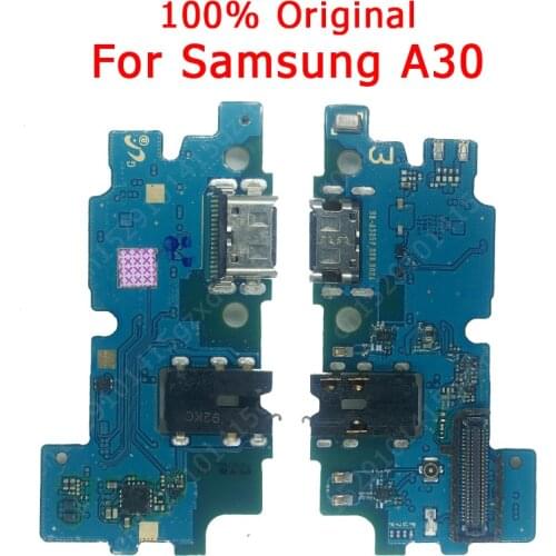 Original Flex Board For Samsung A30 charging port For A 30 Charger Board USB plug PCB Dock Connector Spare parts