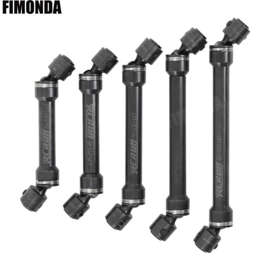 RCRUN Heavy Duty Steel CVD Drive Shaft 80-170mm for 1/10 RC Crawler Axial SCX10 90046 SCX10 III AXI03007 Traxxas TRX4 TRX6 GEN8