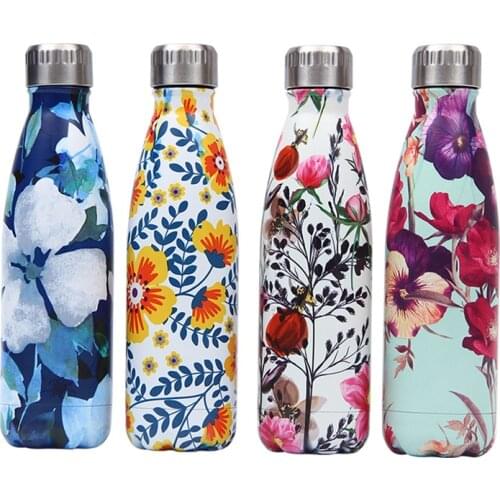 500ml Double-wall Insulated Vacuum Flask Stainless Steel Color Coke Bottle Thermos For Sport Water Bottles Portable Thermoses